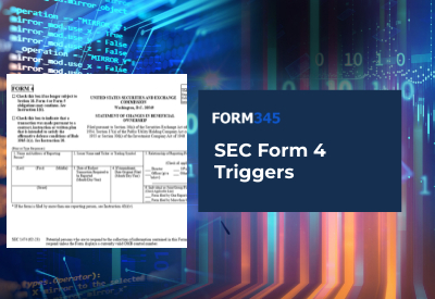 Top Triggers for Filing SEC Form 4 (With Real Examples)