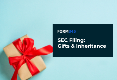SEC Gift & Inheritance Filings: What the Rules Say