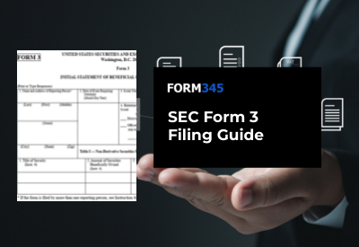 Filing SEC Form 3: A Step-by-Step Guide