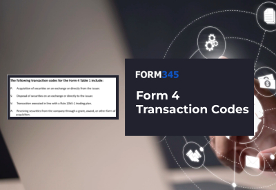 SEC Form 4 Codes Explained: Every Insider Action Mapped